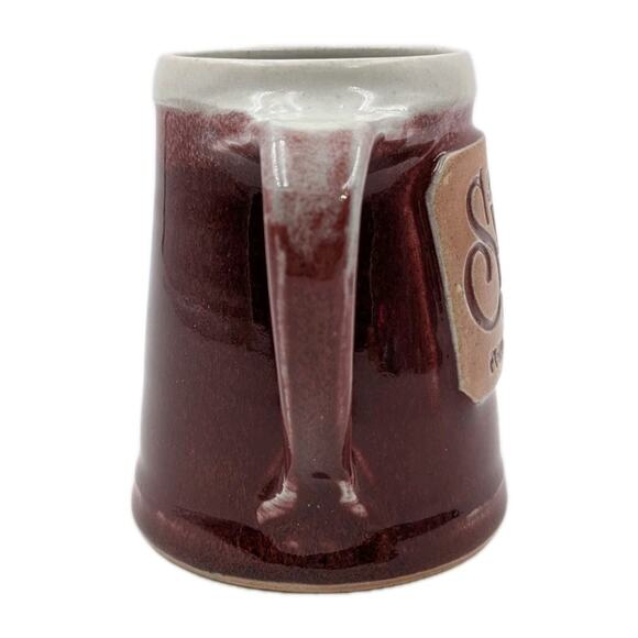 Whitefish Pottery Mug The Sweet Palace Philipsburg MT 2000 Handmade Stoneware 4" - Picture 4 of 9